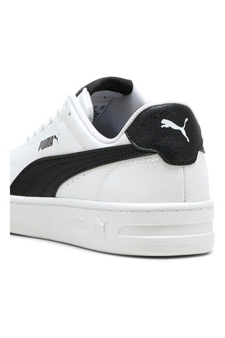 Bele superge s črnimi trakovi PUMA COURT LALLY JR