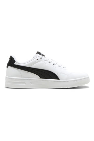 Bele superge s črnimi trakovi PUMA COURT LALLY JR