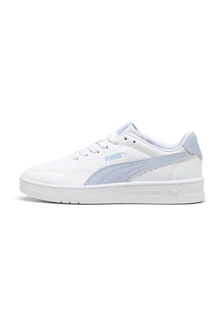 Bele superge z modrimi trakovi PUMA COURT LALLY JR