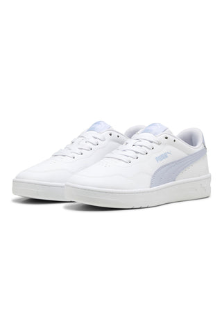 Bele superge z modrimi trakovi PUMA COURT LALLY JR