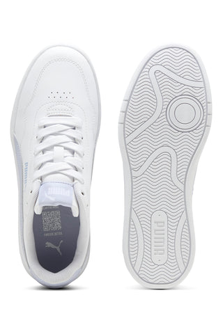 Bele superge z modrimi trakovi PUMA COURT LALLY JR