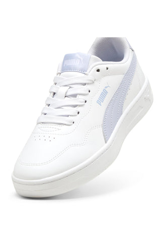 Bele superge z modrimi trakovi PUMA COURT LALLY JR
