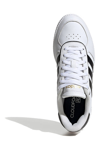 Bele in črne superge z vezalkami Adidas Breaknet Sleek