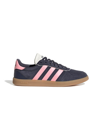 Modri in roza superge z usnjenim zgornjim delom Adidas Breaknet Sleek