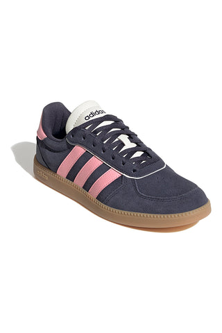 Modri in roza superge z usnjenim zgornjim delom Adidas Breaknet Sleek