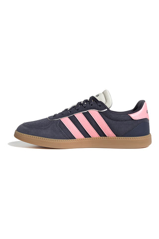 Modri in roza superge z usnjenim zgornjim delom Adidas Breaknet Sleek