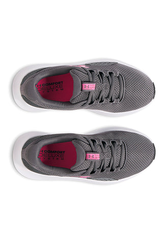 Tekaski čevlji UNDER ARMOUR Rogue 4 sivi in roza
