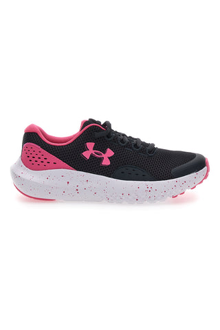Trening čevlji z mrežastim zgornjim delom UNDER ARMOUR Grade School Surge 4 črni in roza