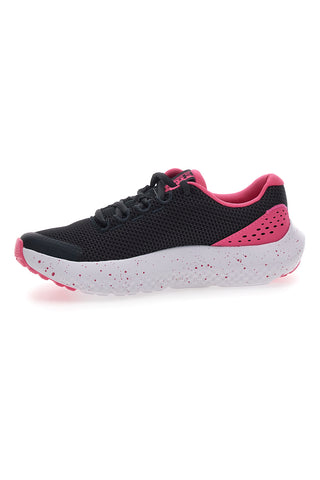 Trening čevlji z mrežastim zgornjim delom UNDER ARMOUR Grade School Surge 4 črni in roza
