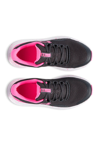 Trening čevlji z mrežastim zgornjim delom UNDER ARMOUR Grade School Surge 4 črni in roza