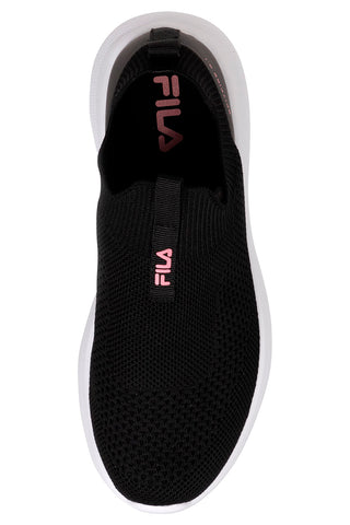 Črni superge Slip On z roza detajli FILA SPITFIRE