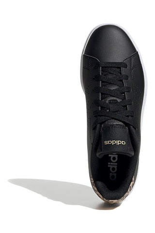 Črni perforirani športni copati iz recikliranega materiala Adidas ADVANTAGE BASE 2.0