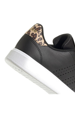 Črni perforirani športni copati iz recikliranega materiala Adidas ADVANTAGE BASE 2.0