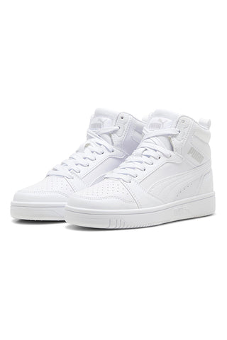 Visoke superge Rebound V6 Mid Puma Jr v beli barvi