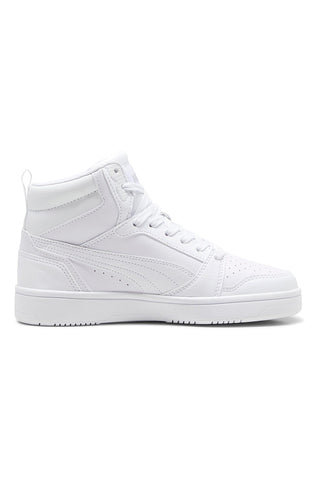 Visoke superge Rebound V6 Mid Puma Jr v beli barvi