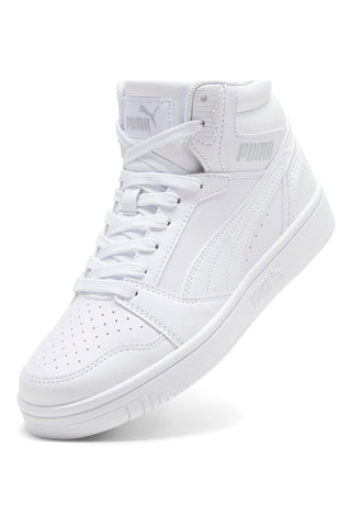 Visoke superge Rebound V6 Mid Puma Jr v beli barvi