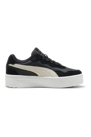 Črni superge s platformo Court Lally Skye SD SoftFoam Puma