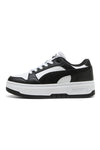 Črno-bele superge s platformo Puma Rebound Femme Low