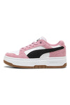 Roza in bele superge s ploščato podplatom Rebound Femme Low SD SoftFoam Puma