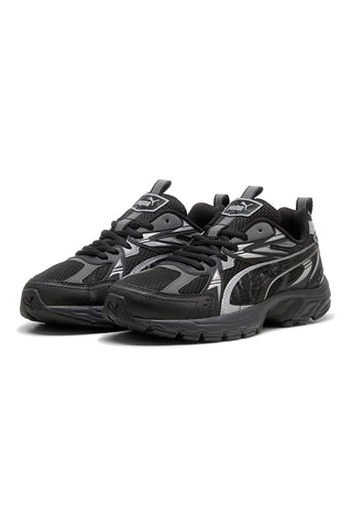 Črni športni copati s srebrnimi detajli Milenio Tech Wmns Day/Night Puma