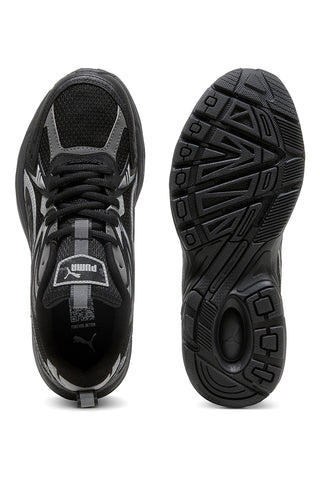 Črni športni copati s srebrnimi detajli Milenio Tech Wmns Day/Night Puma