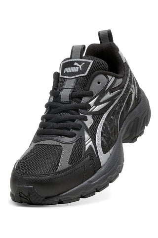 Črni športni copati s srebrnimi detajli Milenio Tech Wmns Day/Night Puma