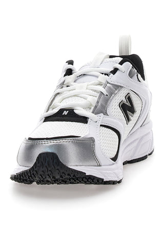 Črno-bele tekaške superge New Balance ML408WB