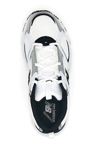 Črno-bele tekaške superge New Balance ML408WB