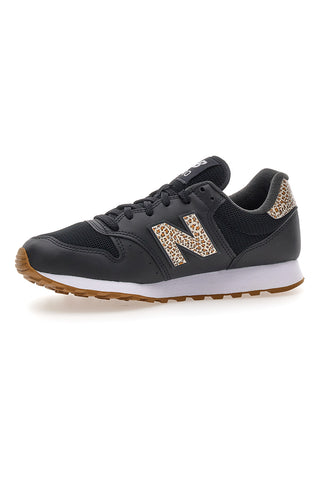 Črni superge z leopardastimi detajli New Balance 500