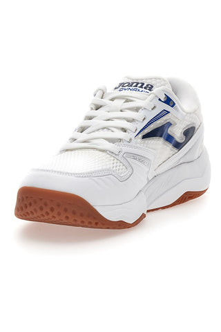 Bele vollejbalne čevlje z modrimi detajli V Dynamic Men 2502 Joma
