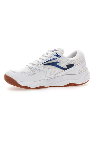 Bele vollejbalne čevlje z modrimi detajli V Dynamic Men 2502 Joma