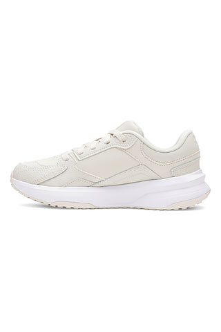 Sneakers beige con inserti in pelle e suola ammortizzata Under Armour Edge Leather