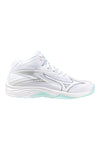 Bele odbojkarske čevlje z blaženjem Mizuno Thunder Blade Z MID