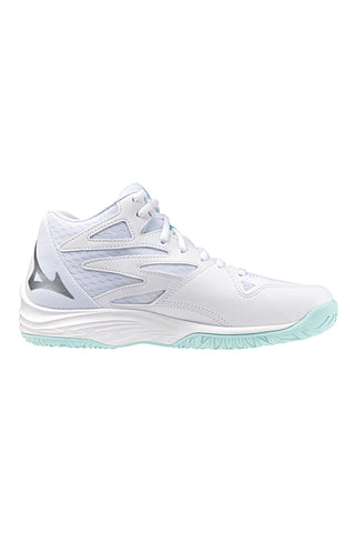Bele odbojkarske čevlje z blaženjem Mizuno Thunder Blade Z MID
