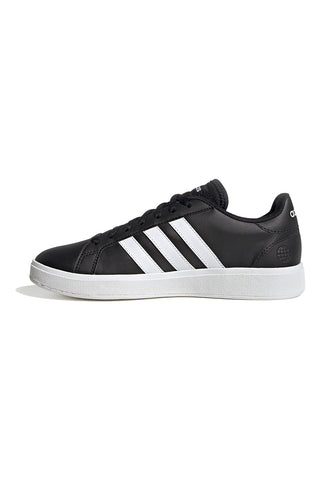 Črni športni copati z 3 belimi črtami Adidas Grand Court Base 2