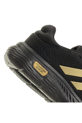 Črni superge z zlatimi detajli in podplatom Cloudfoam Adidas Cloudfoam Comfy