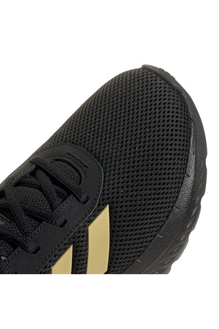 Črni superge z zlatimi detajli in podplatom Cloudfoam Adidas Cloudfoam Comfy