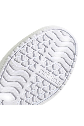 Črni superge iz semiša s platformo in belimi črtami Adidas VL Court Bold J