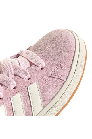 Roza usnjene čevlje z belimi črtami Adidas Grand Court 00s K