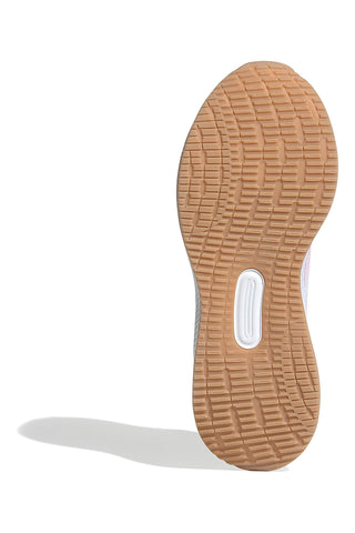 Bele tekaške čevlje z roza detajli in podplatom Cloudfoam Adidas Runfalcon 5 J