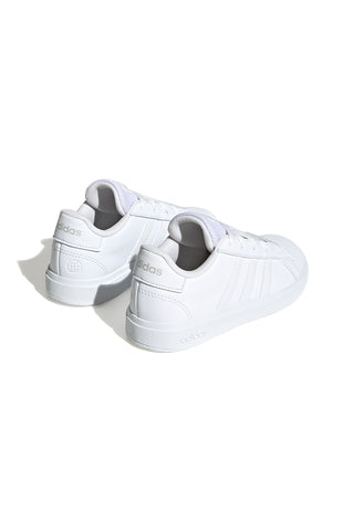 Povsem beli športni copati Adidas Grand Court 2 K