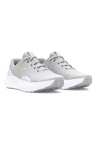 Ženske sive mrežaste športne copate Under Armour GGS Surge 4