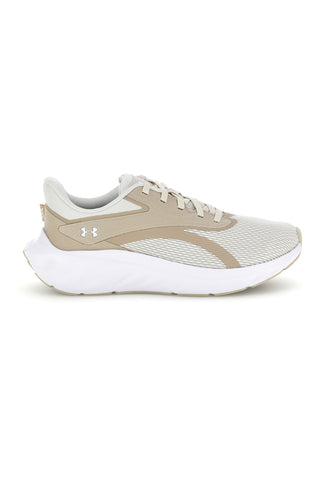 Beli in bež tekaški copati z zračno mrežo in blazinami Charged+ Under armour W Ascend