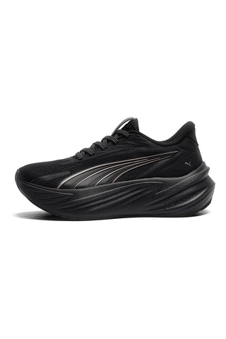 Črni oblazinjeni tekaški copati Puma Maxima Pro