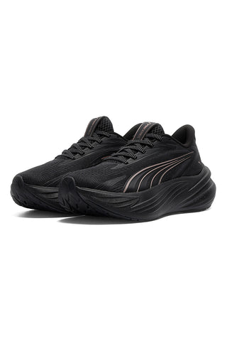Črni oblazinjeni tekaški copati Puma Maxima Pro