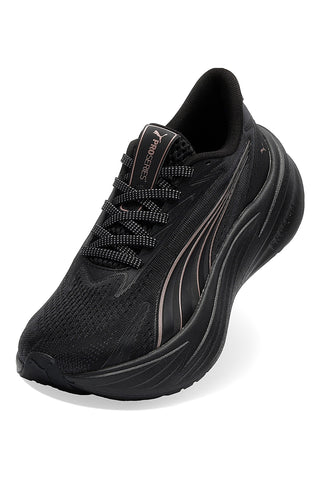Črni oblazinjeni tekaški copati Puma Maxima Pro
