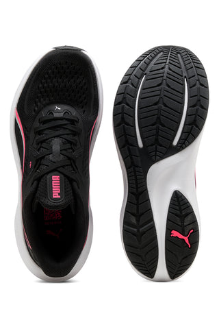 Črno-rožnati lahki tekaški copati Puma Skyrocket Lite 2, ki absorbirajo udarce