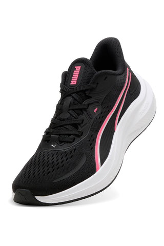 Črno-rožnati lahki tekaški copati Puma Skyrocket Lite 2, ki absorbirajo udarce