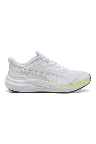 Beli oblazinjeni lahki tekaški copati Puma Skyrocket Lite 2