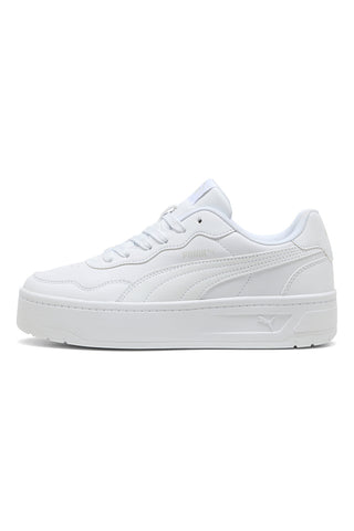 Scarpe bianche con suola platform Puma Court Lally Skye